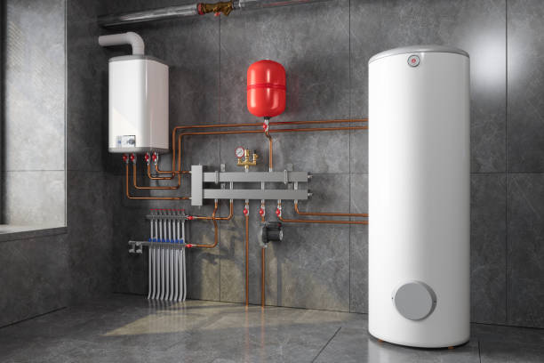 boiler system in basement